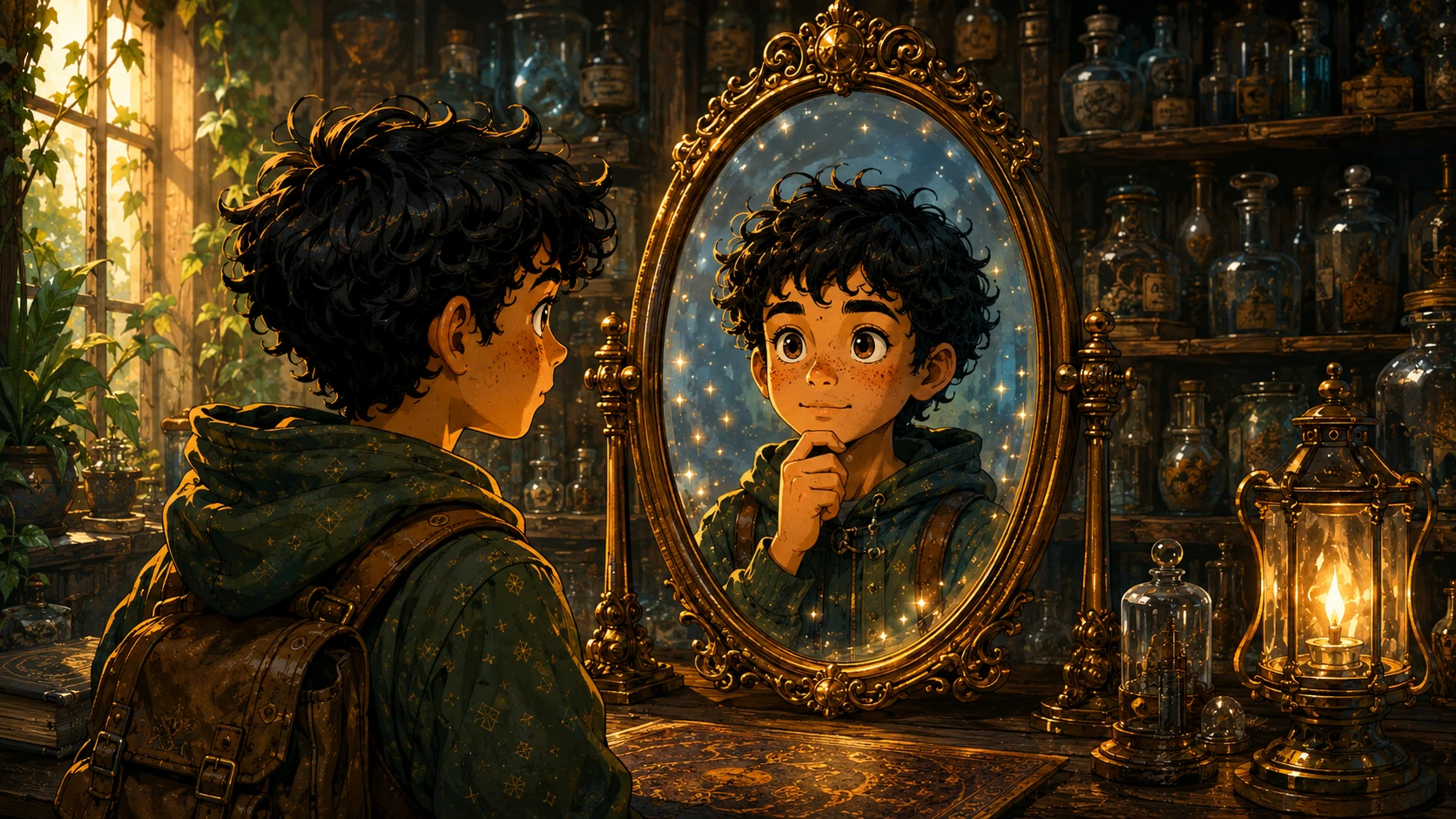Illustration for Caliban's Magic Mirror