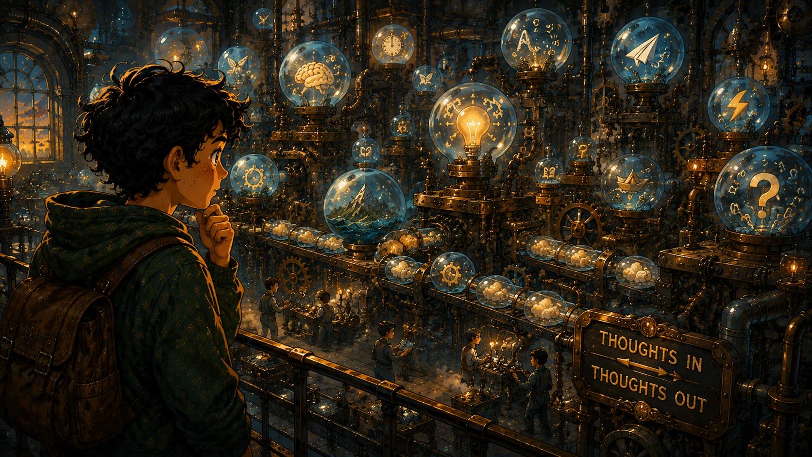 Illustration for The Factory of Fast Thoughts