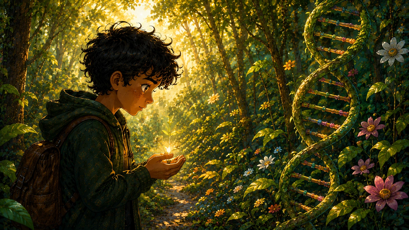 Illustration for The Garden of Silent Genes
