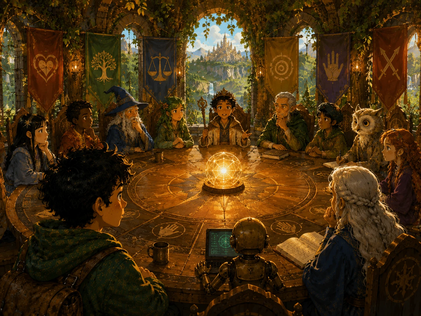 Illustration for The Great Council of Decisions