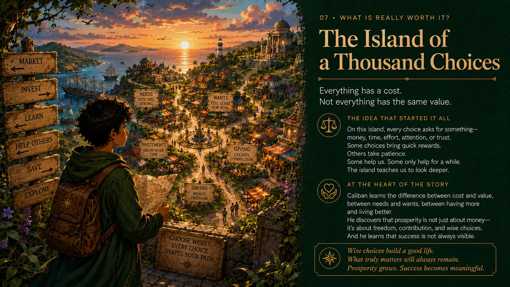 The Island of a Thousand Choices — What is really worth it?