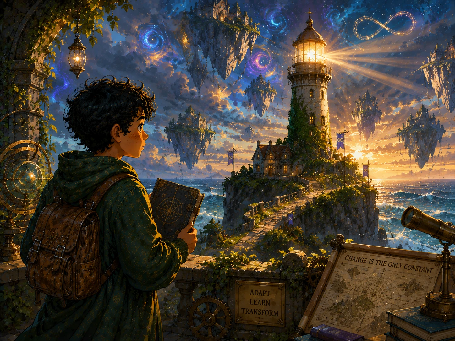 Illustration for The Lighthouse of New Paths